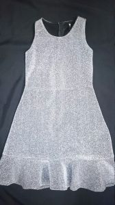 Adult Female Costumes to Hire - Black shimmer dress - size 10